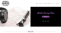 Desktop Screenshot of mobilehearingclinic.com